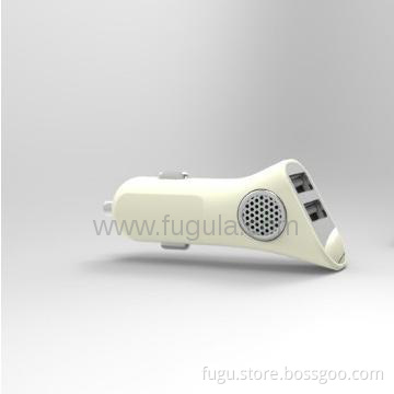 Cars perfume air purifier with car charger dual USB vehicle charger